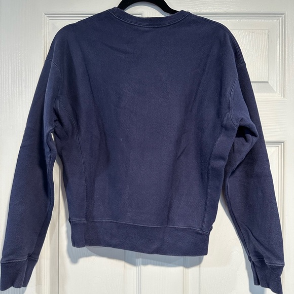 Navy Champion Reverseweave Crewneck - Picture 2 of 3